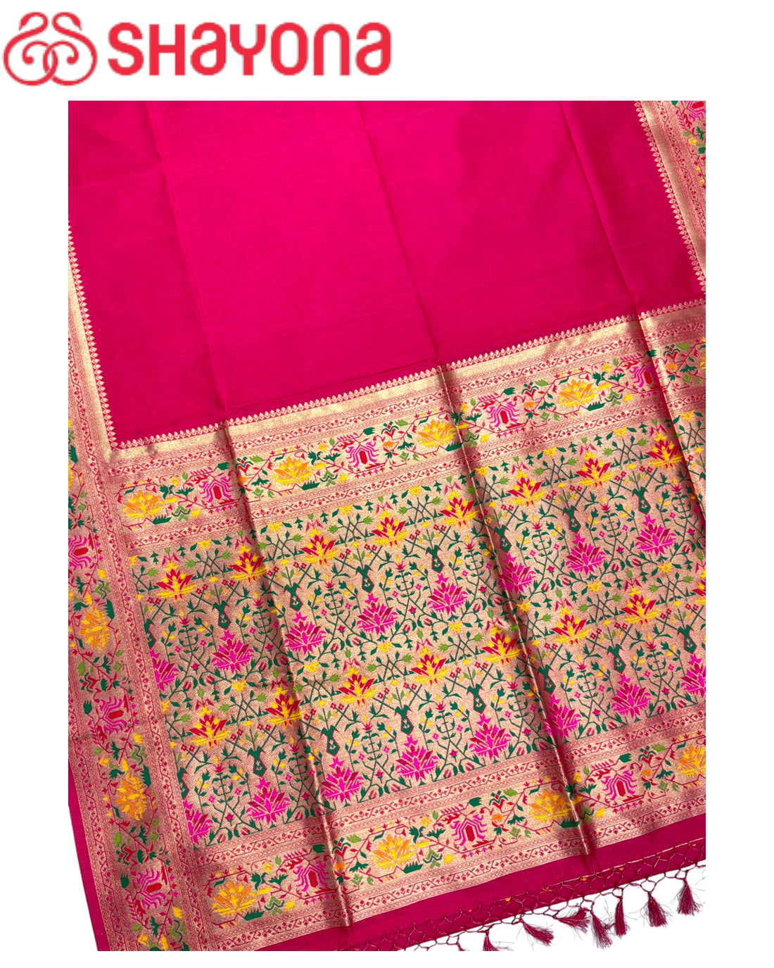 Tissue Ghicha Silk Saree