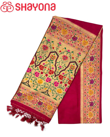 Tissue Ghicha Silk Saree