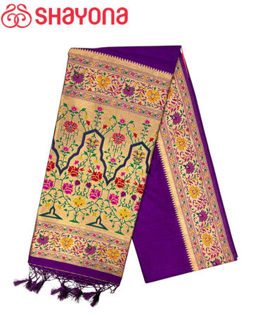 Tissue Ghicha Silk Saree