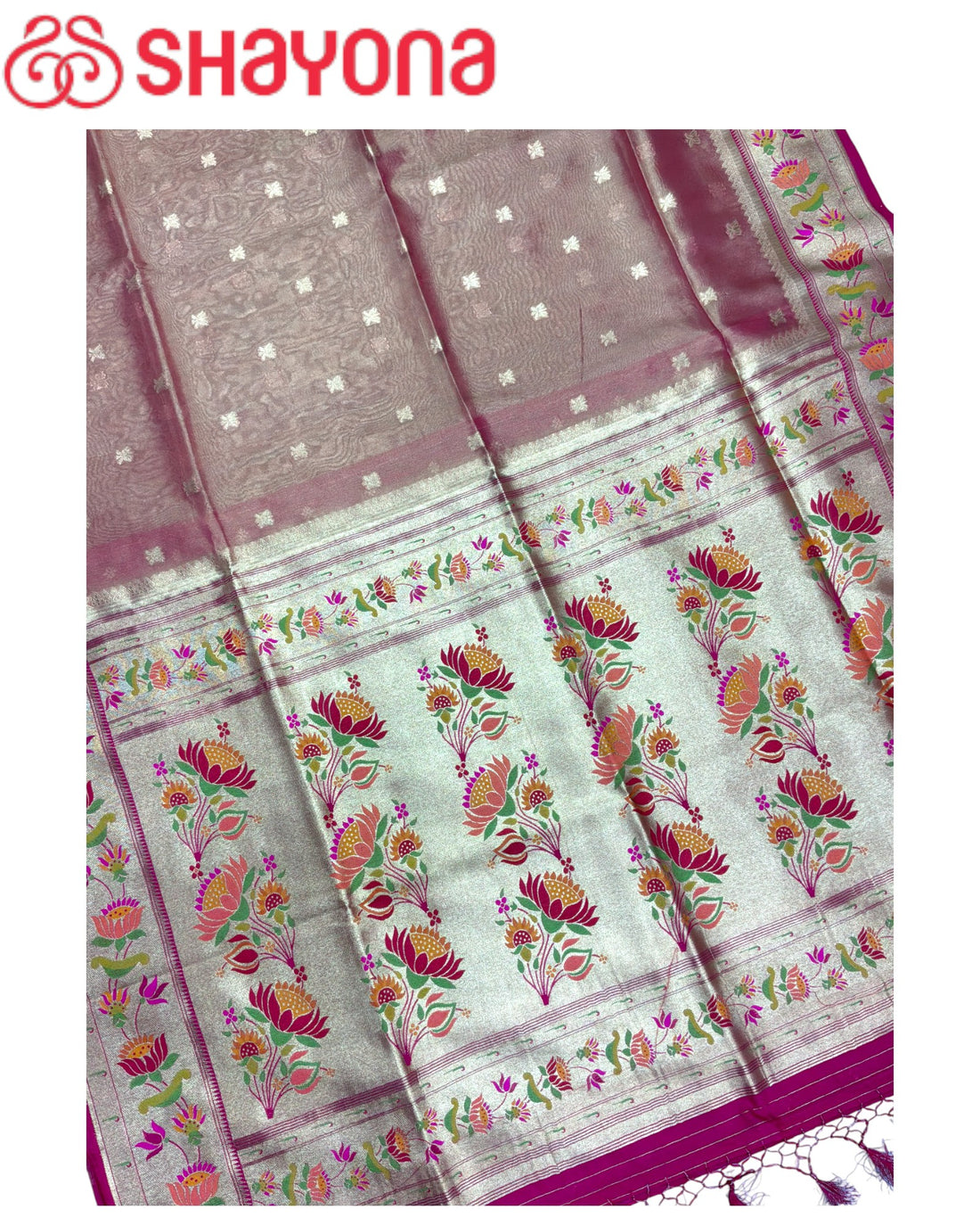 Tissue Ghicha Silk Saree