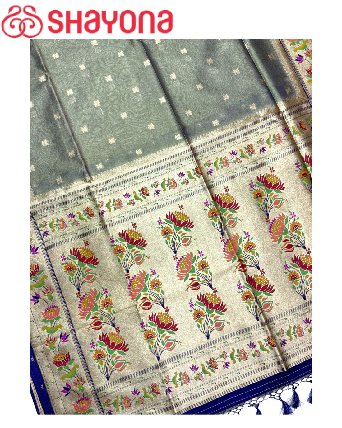 Tissue Ghicha Silk Saree