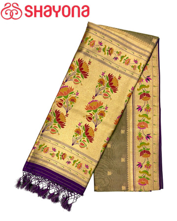 Tissue Ghicha Silk Saree