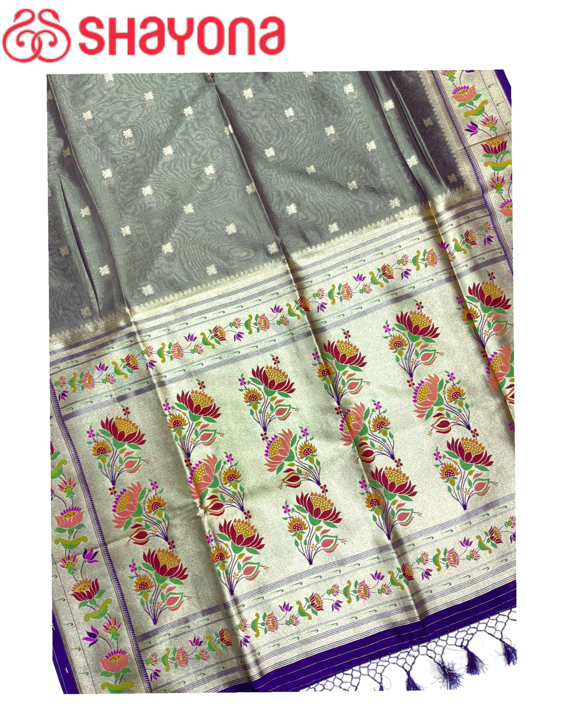 Tissue Ghicha Silk Saree