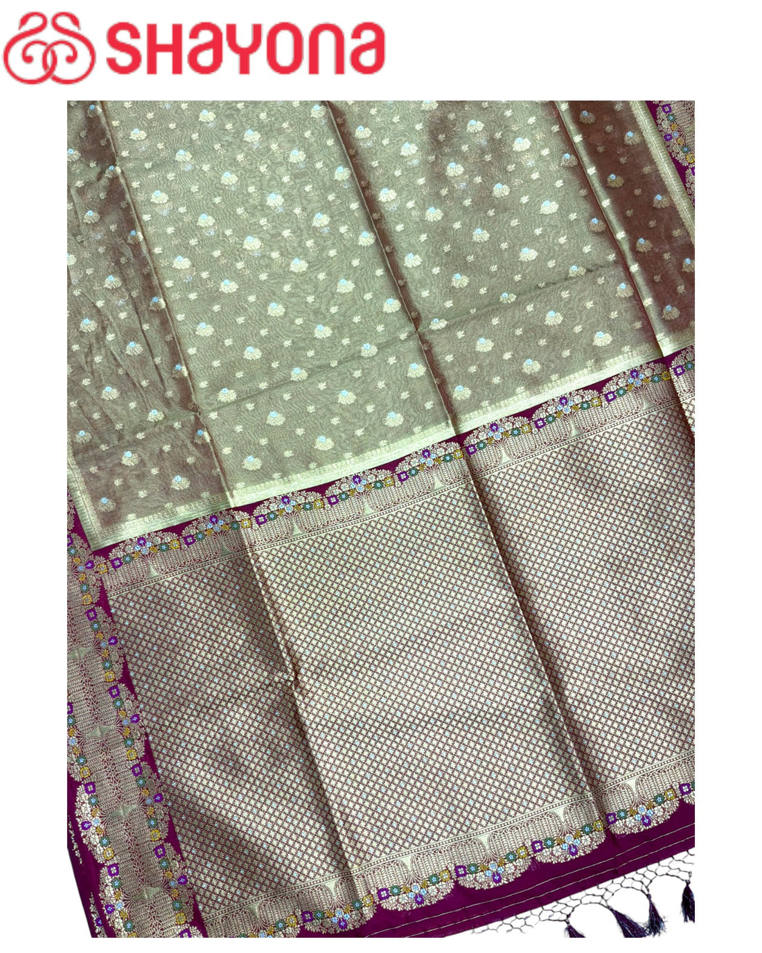 Tissue Ghicha Silk Saree