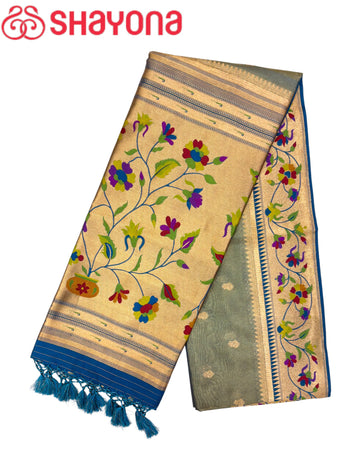 Tissue Ghicha Silk Saree