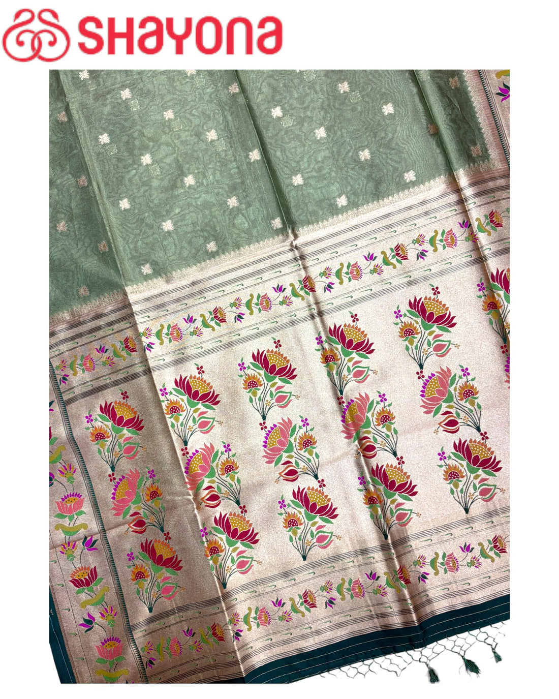 Tissue Ghicha Silk Saree