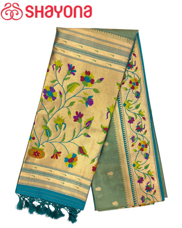 Tissue Ghicha Silk Saree