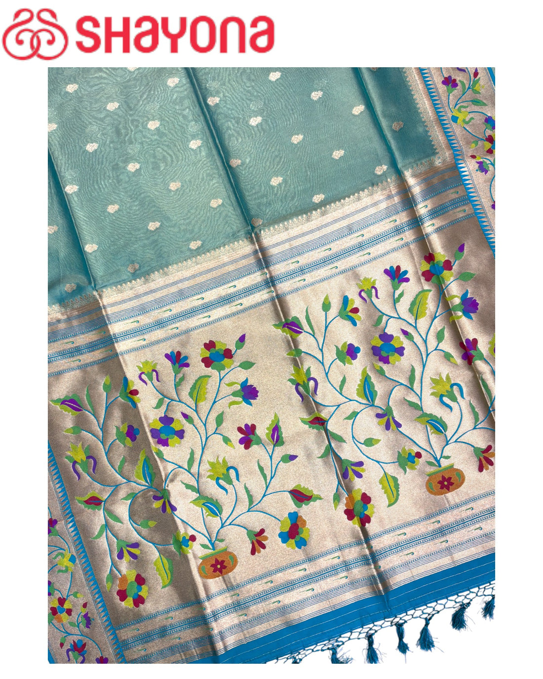 Tissue Ghicha Silk Saree