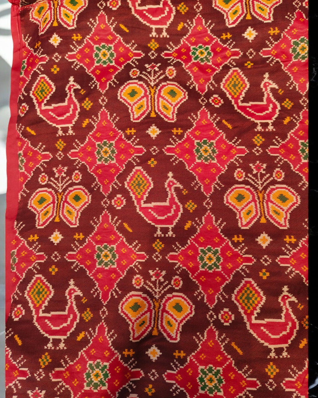 COPPER-RED PATOLA SAREE