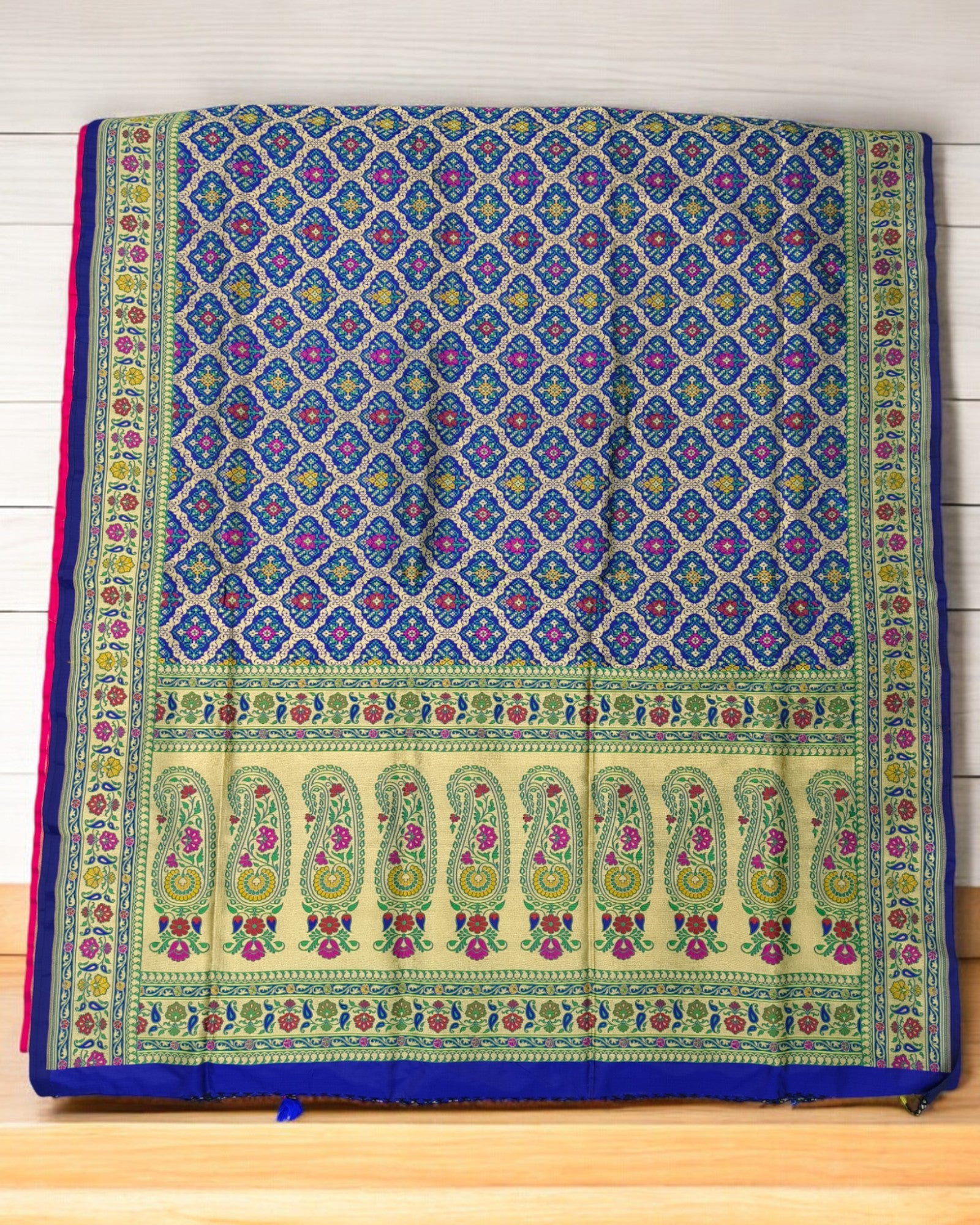 BLUE BANARASI PATOLA SAREE