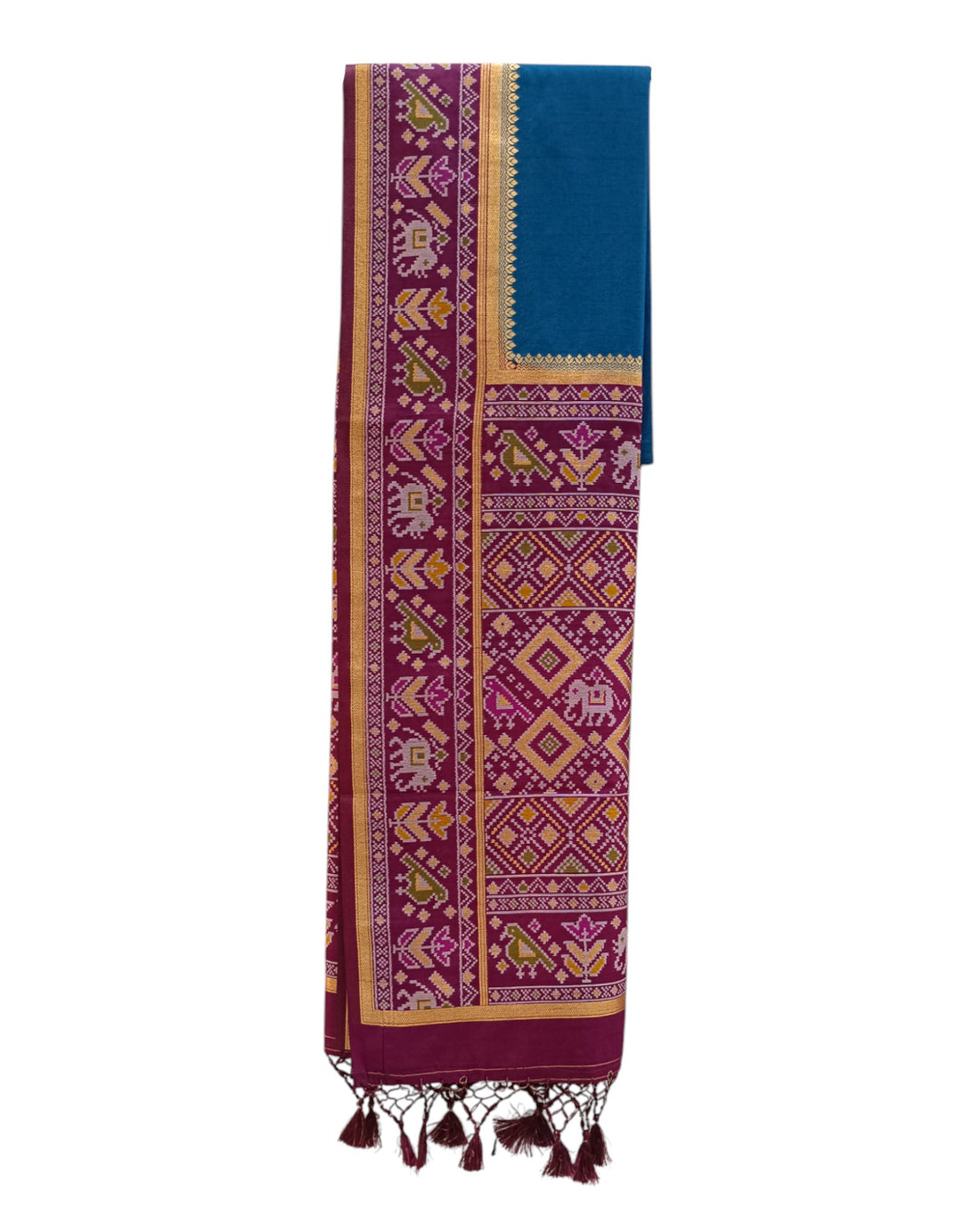 GHICHA SILK PATOLA SAREE
