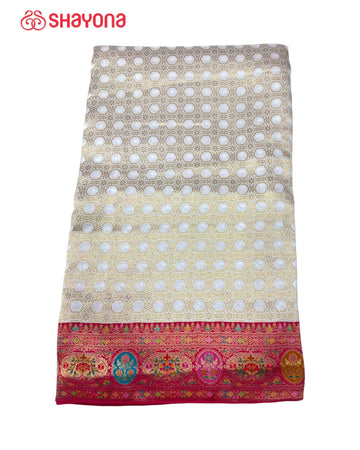 Tissue Pashmina Silk Saree