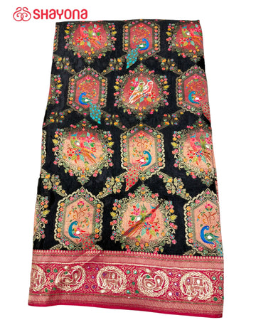 Rangkat Silk Saree with Handwork