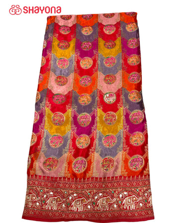 Rangkat Silk Saree with Handwork