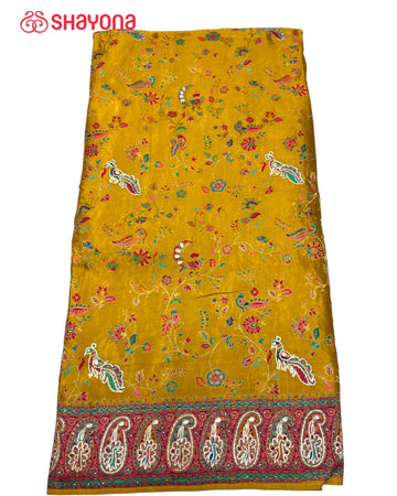 Rangkat Silk Saree with Handwork