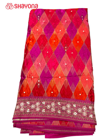 Rangkat Silk Saree with Handwork