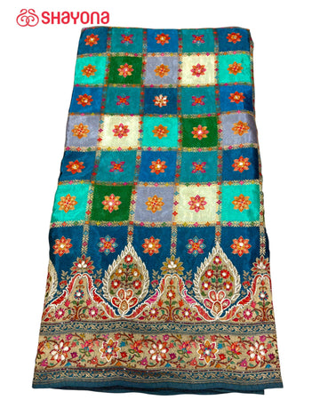 Rangkat Silk Saree with Handwork