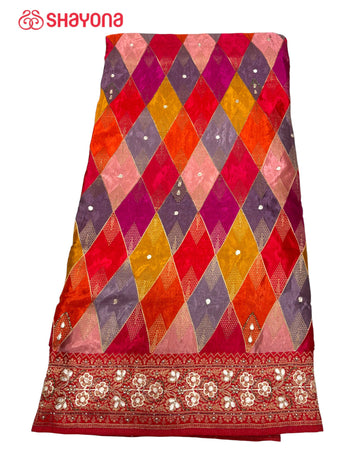 Rangkat Silk Saree with Handwork