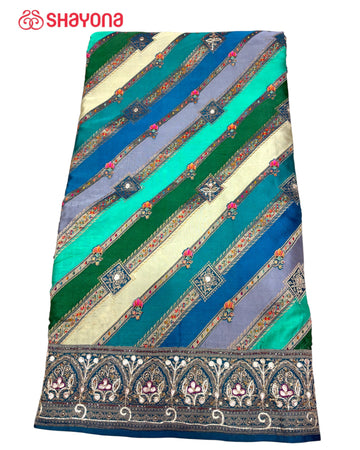 Rangkat Silk Saree with Handwork