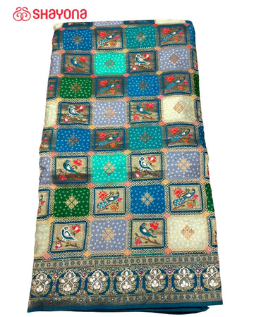 Rangkat Silk Saree with Handwork