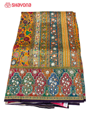 Tissue Pashmina Silk Saree