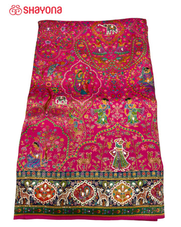 Tissue Pashmina Silk Saree