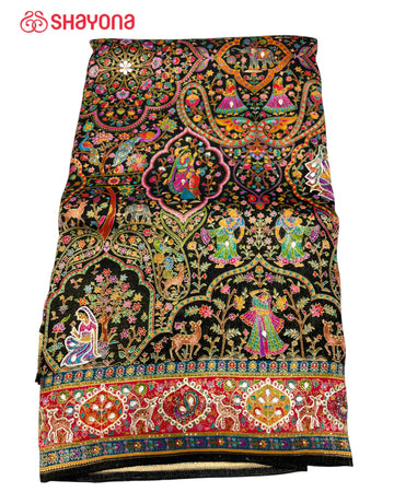 Tissue Pashmina Silk Saree