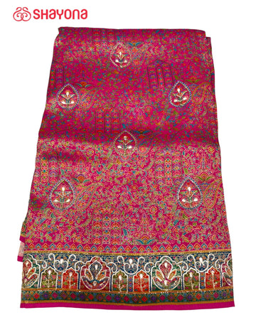 Tissue Pashmina Silk Saree