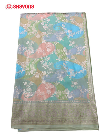 Banarasi Silk Ashavali Saree