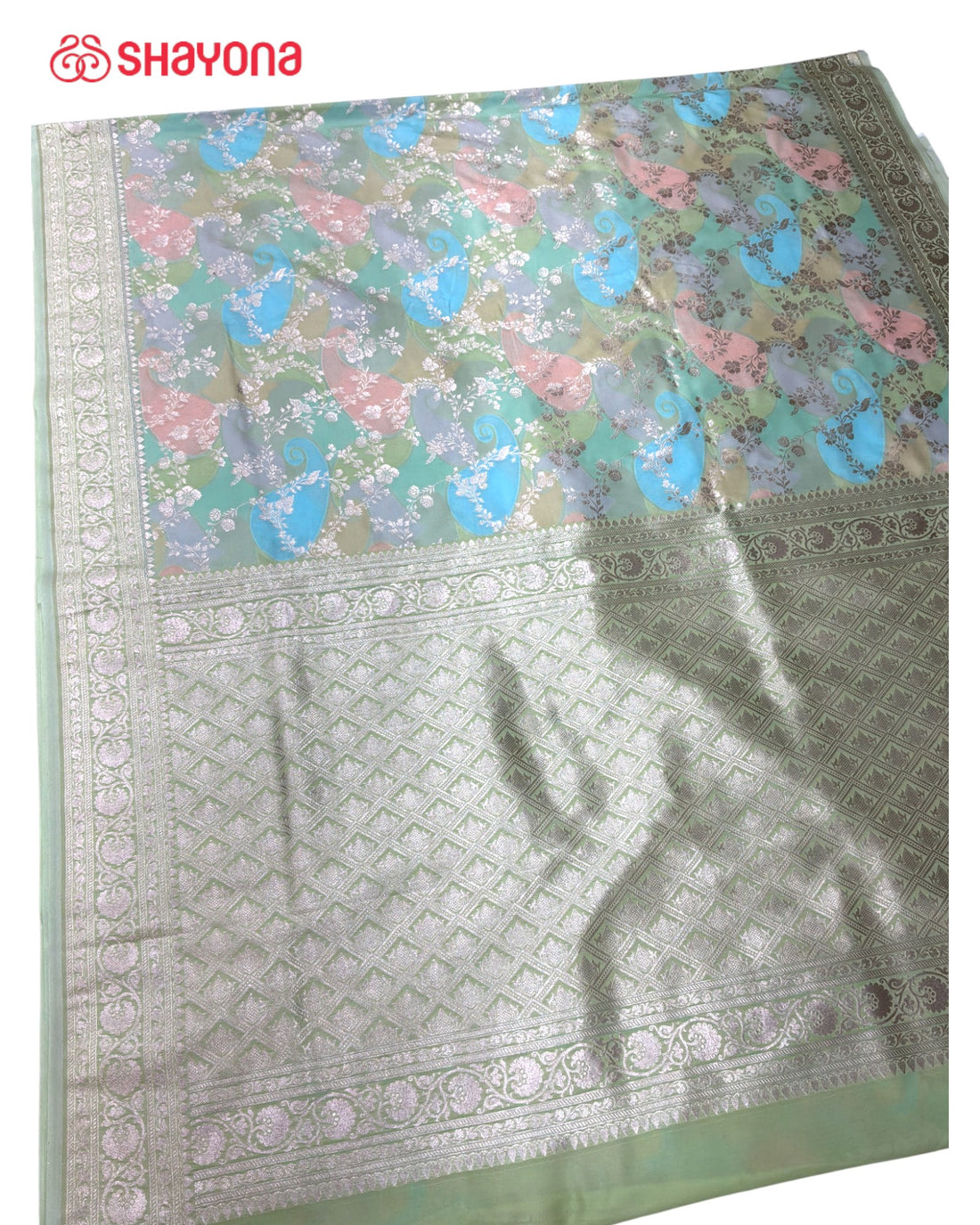 Banarasi Silk Ashavali Saree