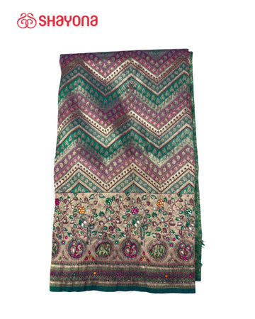 Tissue Silk Saree with Handwork