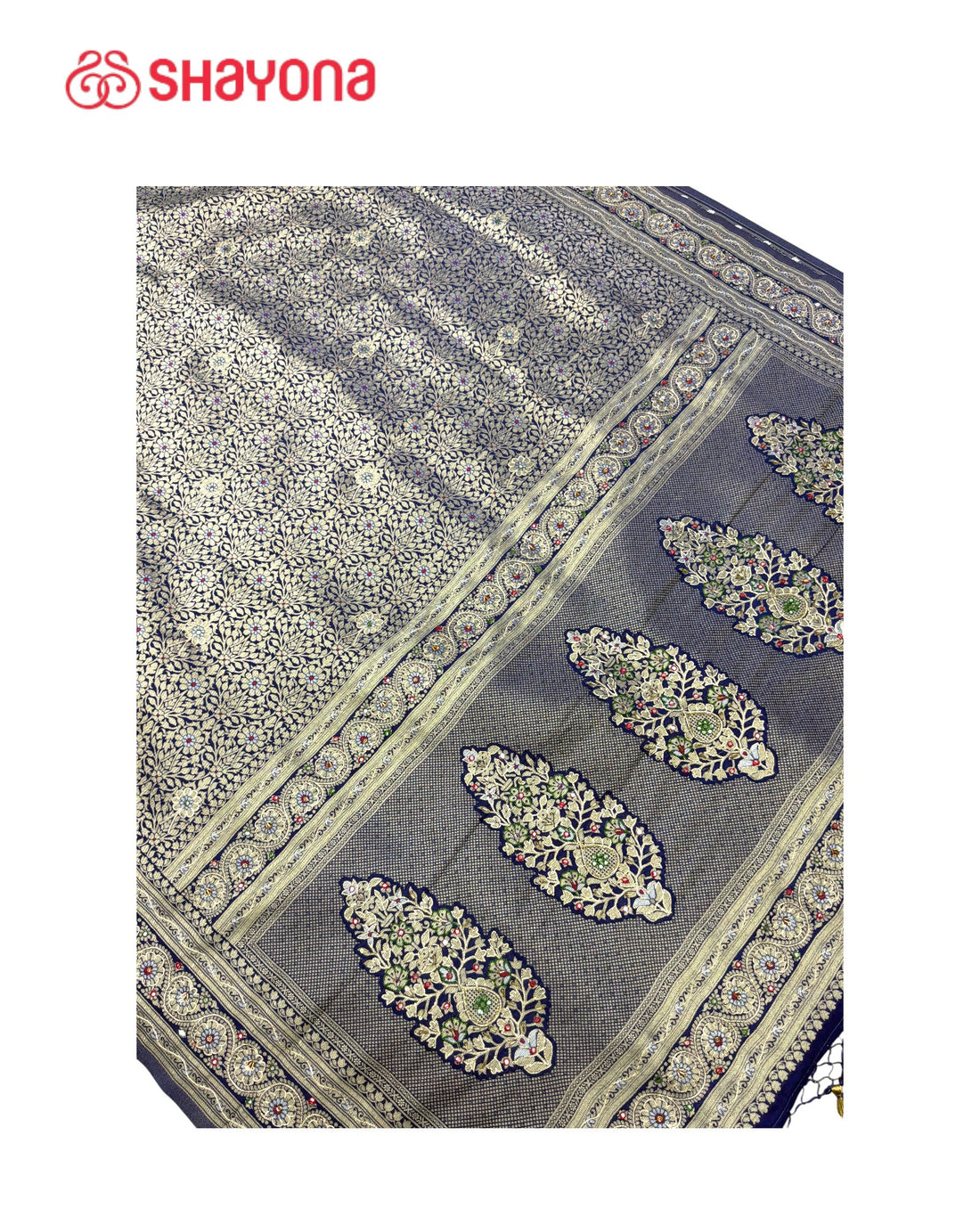 Soft Silk Saree with Handwork