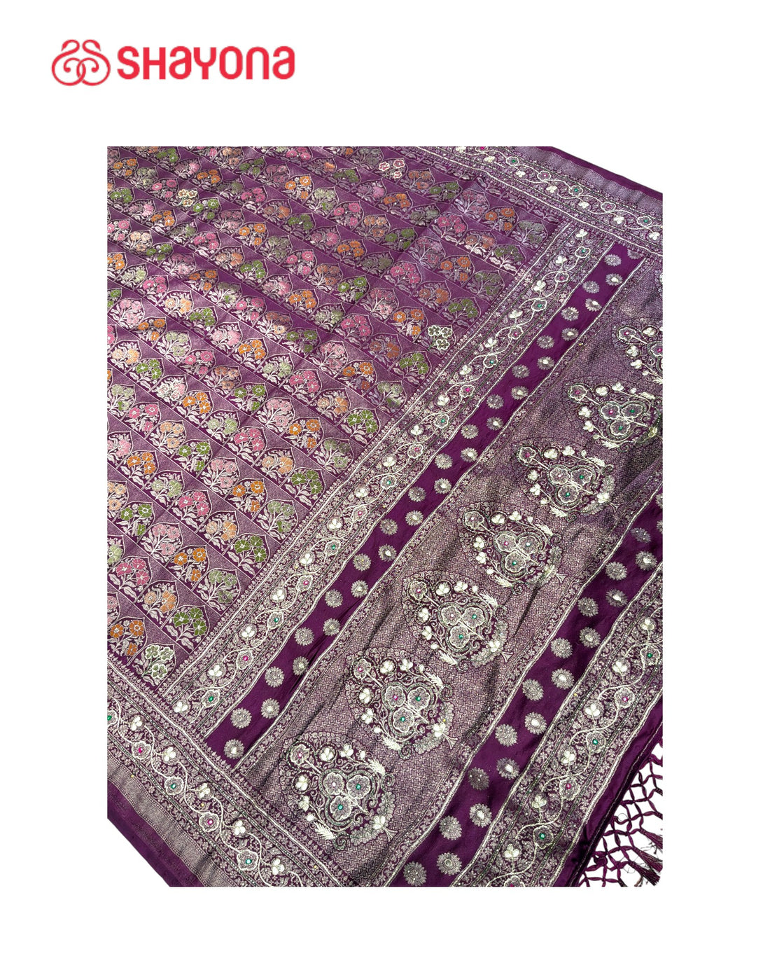 Soft Silk Saree with Handwork