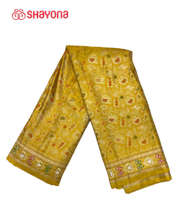 Soft Silk Saree with Handwork