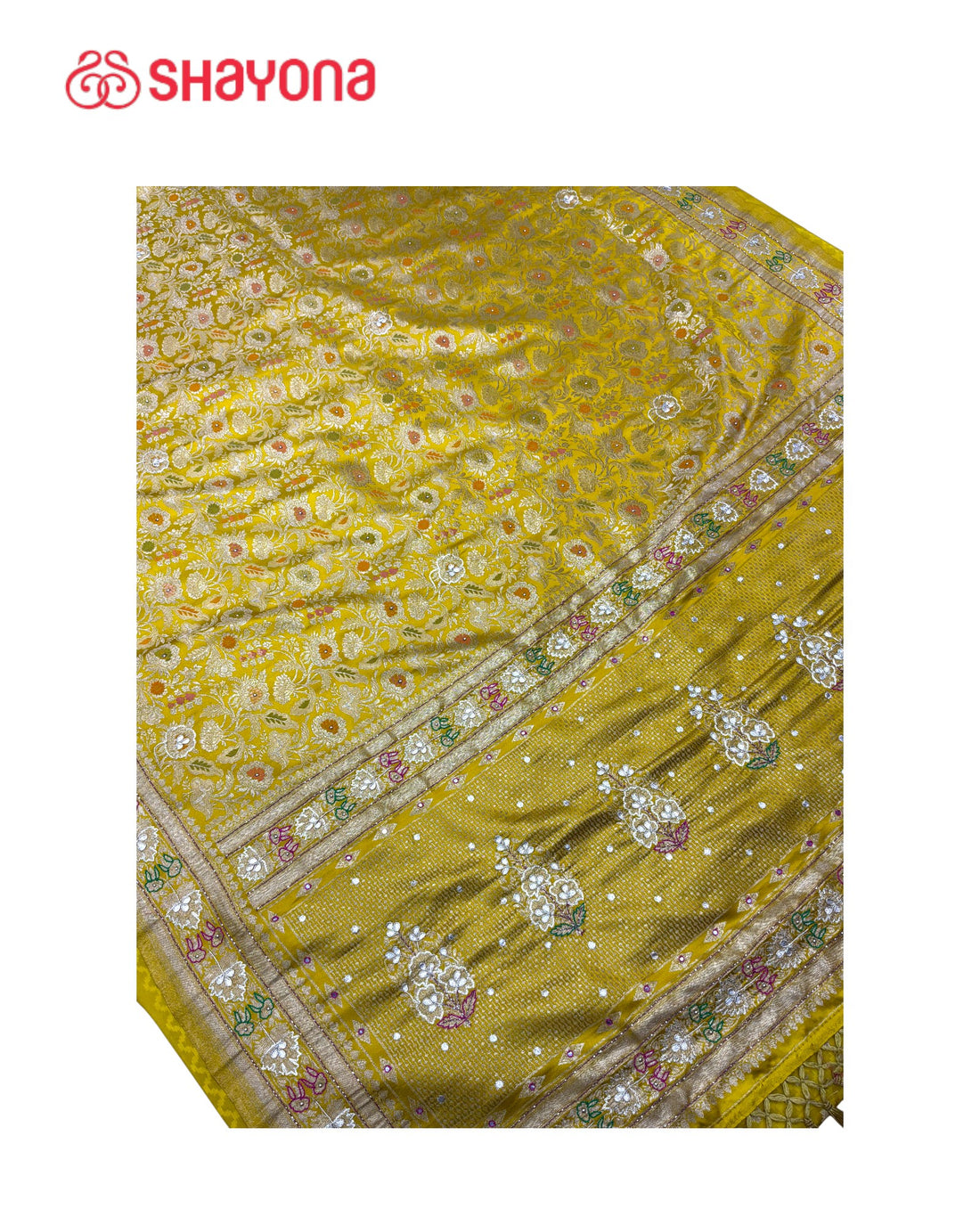 Soft Silk Saree with Handwork