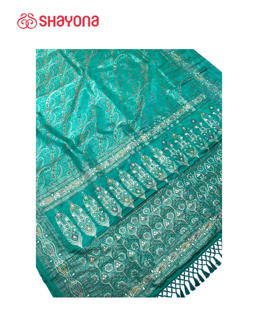 Soft Silk Saree with Handwork
