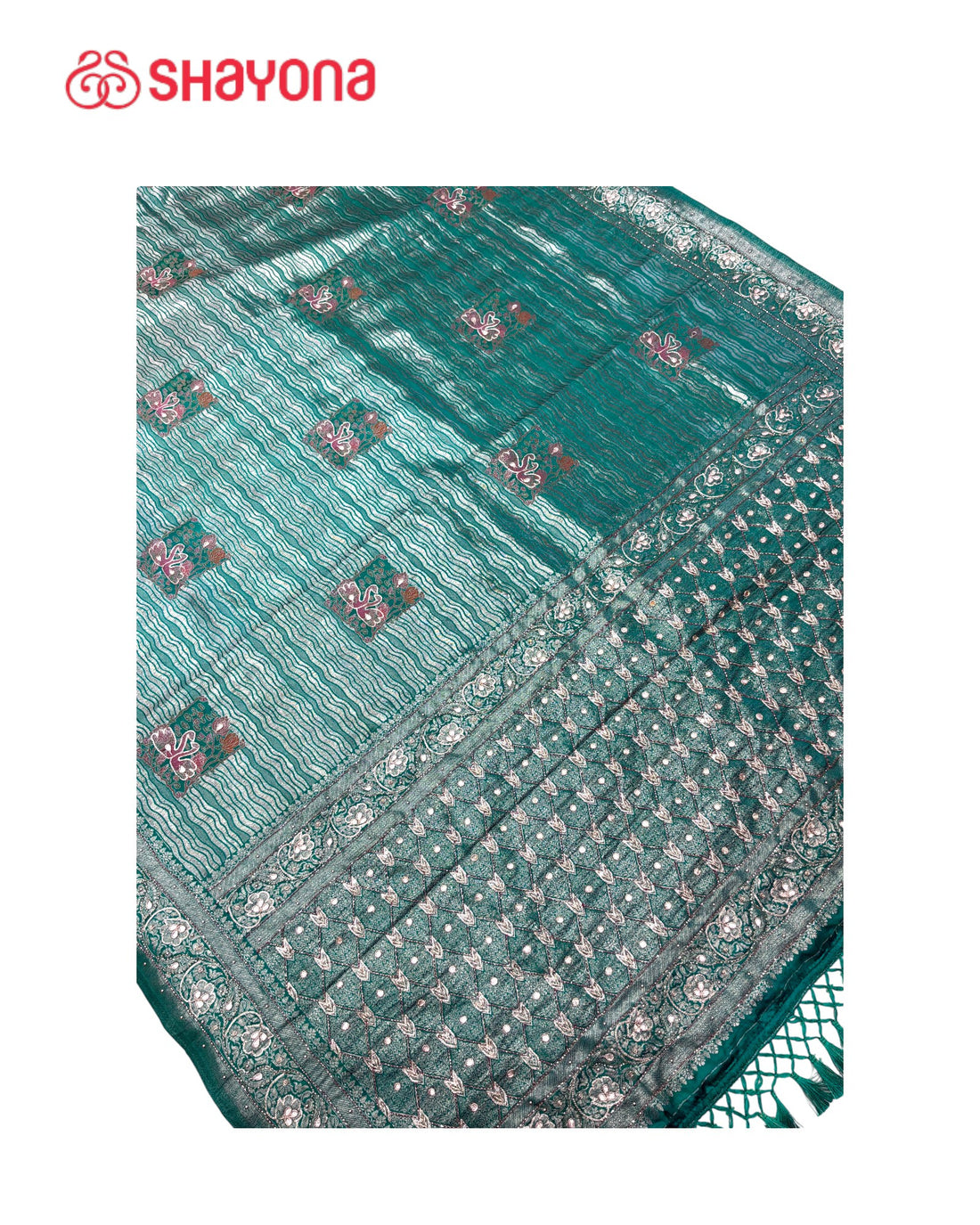 Soft Silk Saree with Handwork