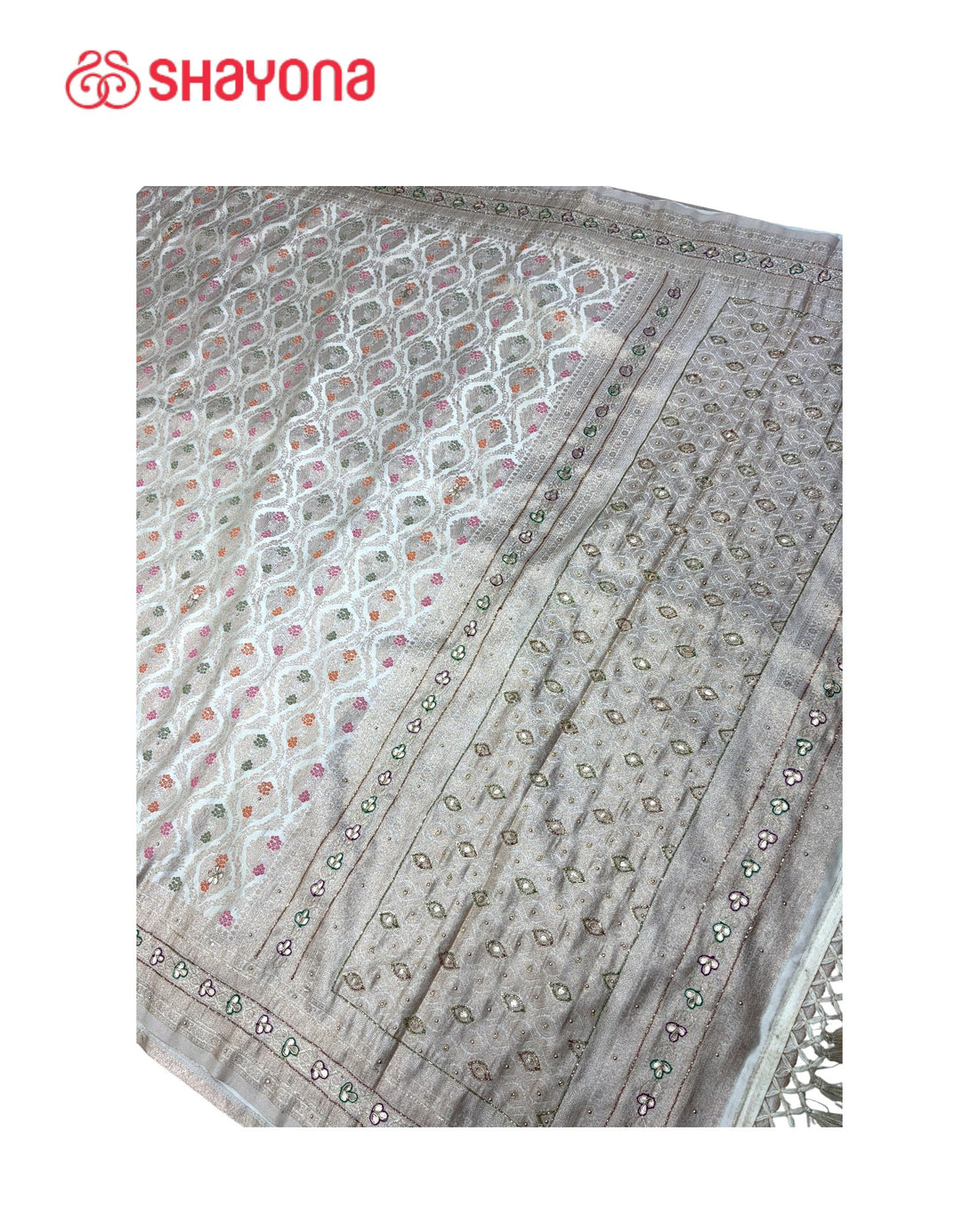 Soft Silk Saree with Handwork