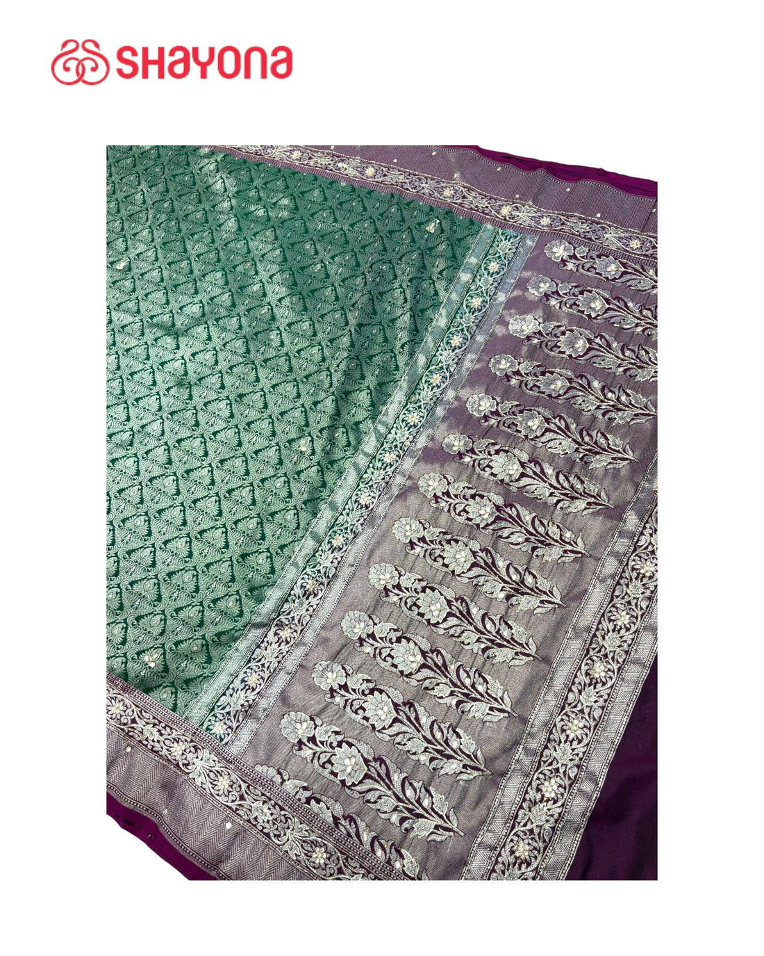 Soft Silk Saree with Handwork