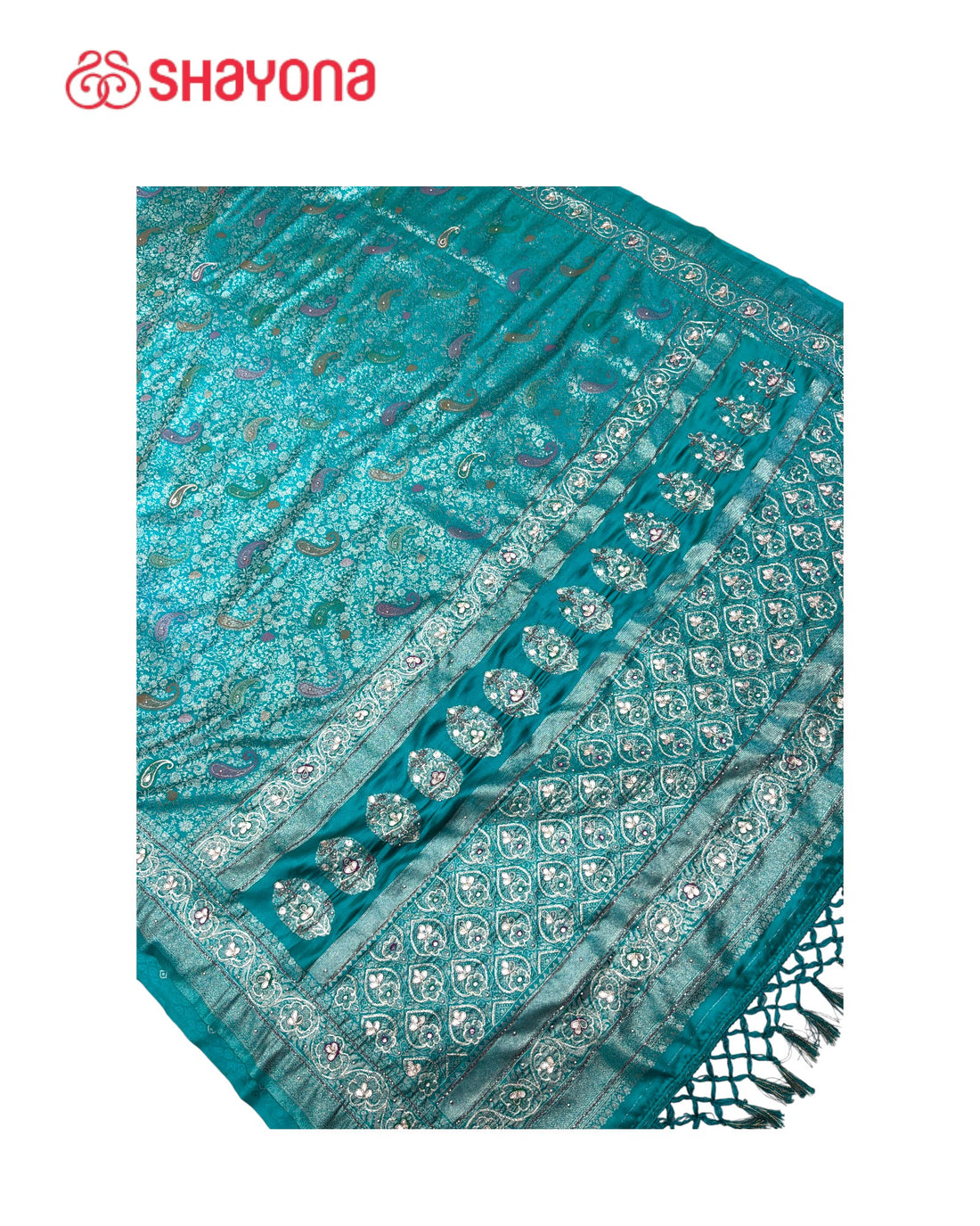 Soft Silk Saree with Handwork