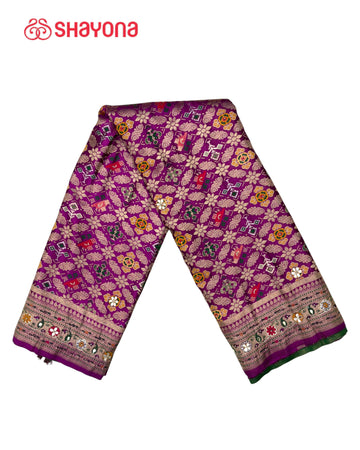 Soft Silk Saree with Handwork