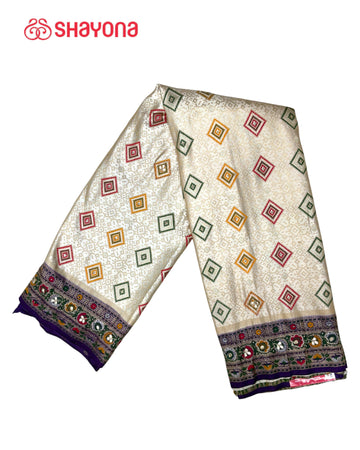 Soft Silk Saree with Handwork