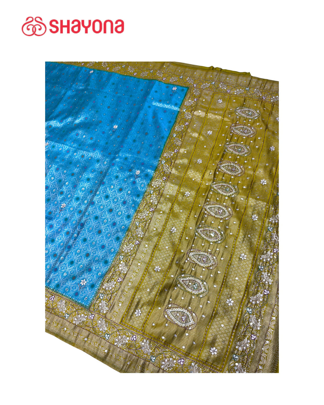 Soft Silk Saree with Handwork
