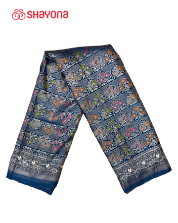 Soft Silk Saree with Handwork