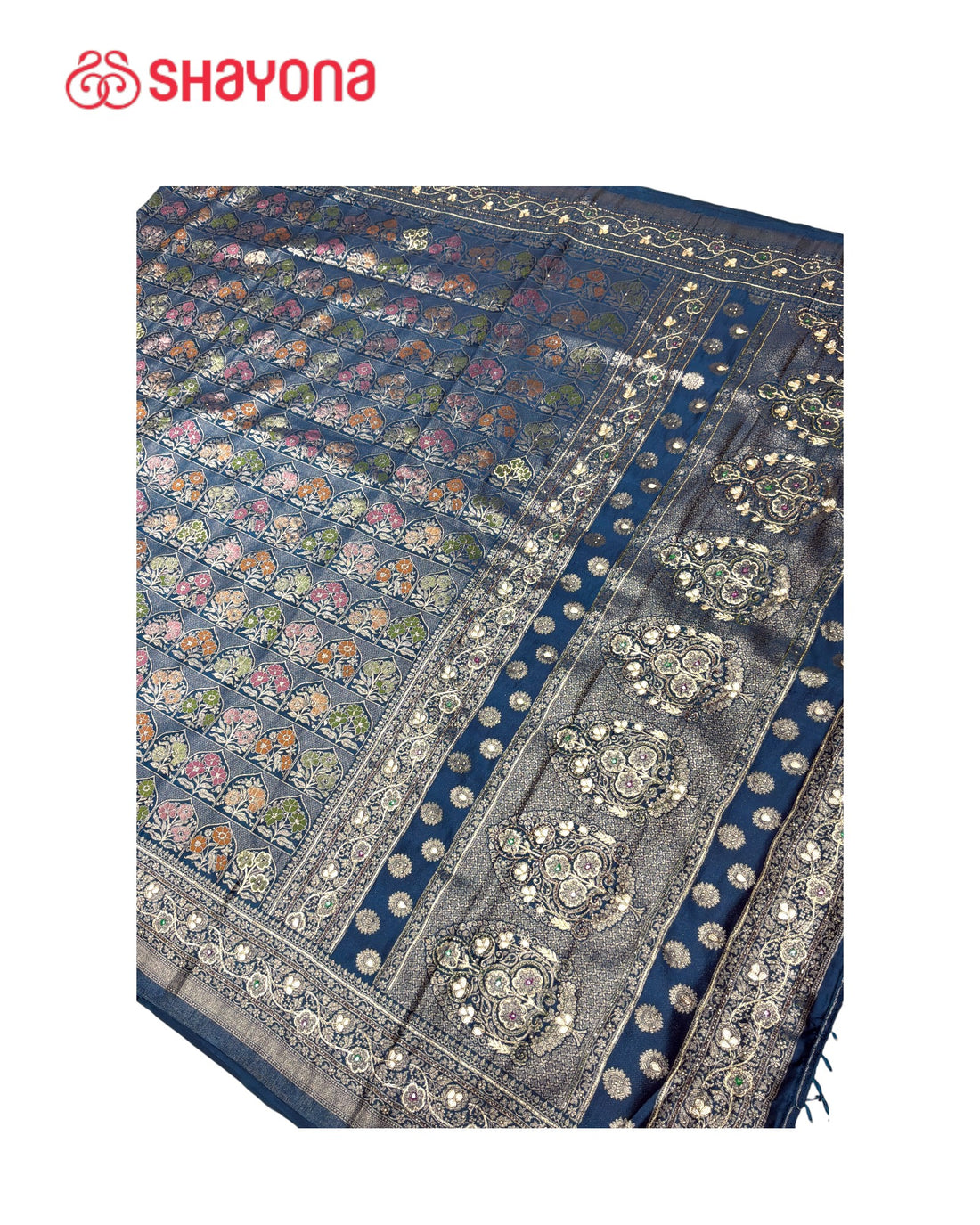 Soft Silk Saree with Handwork