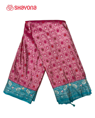 Soft Silk Saree with Handwork