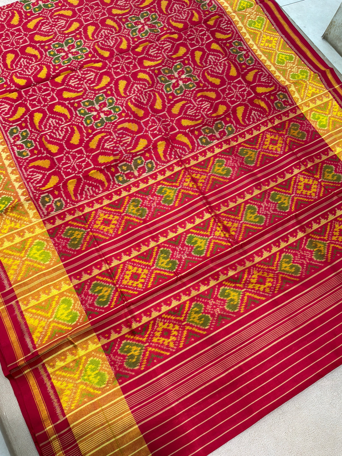 Pure Rajkoti Patan Patola Silk Saree