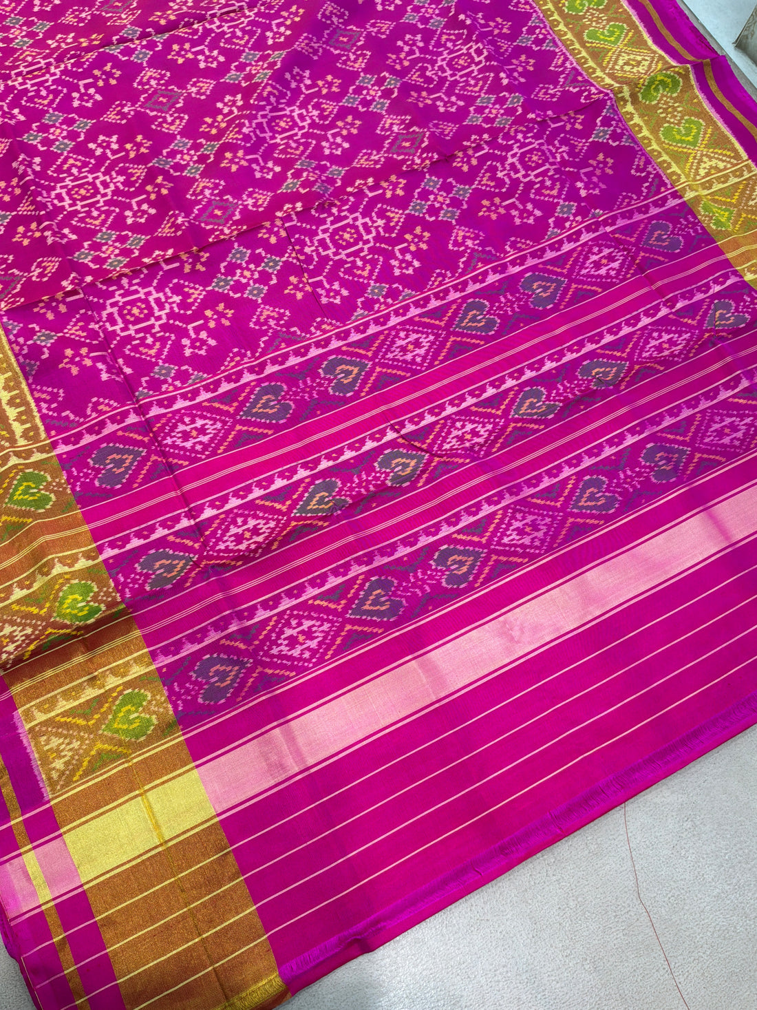 Pure Rajkoti Patan Patola Silk Saree