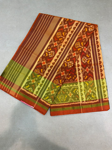 Pure Rajkoti Patan Patola Silk Saree