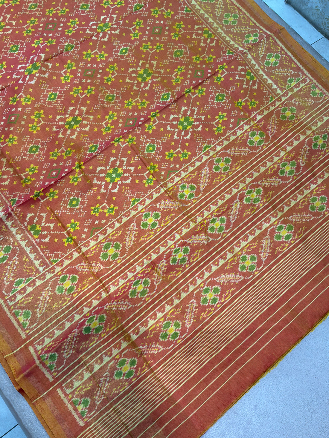 Pure Rajkoti Patan Patola Silk Saree